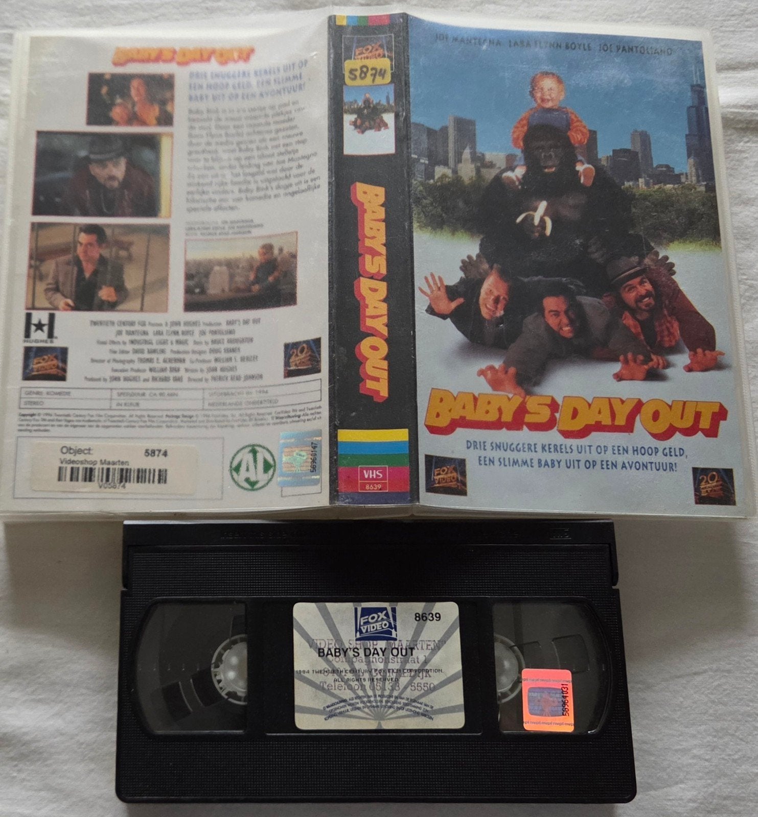 John Hughes Baby's Day Out VHS Comedy, Alle leeftijden, Ophalen of Verzenden, Gebruikt, Komedie