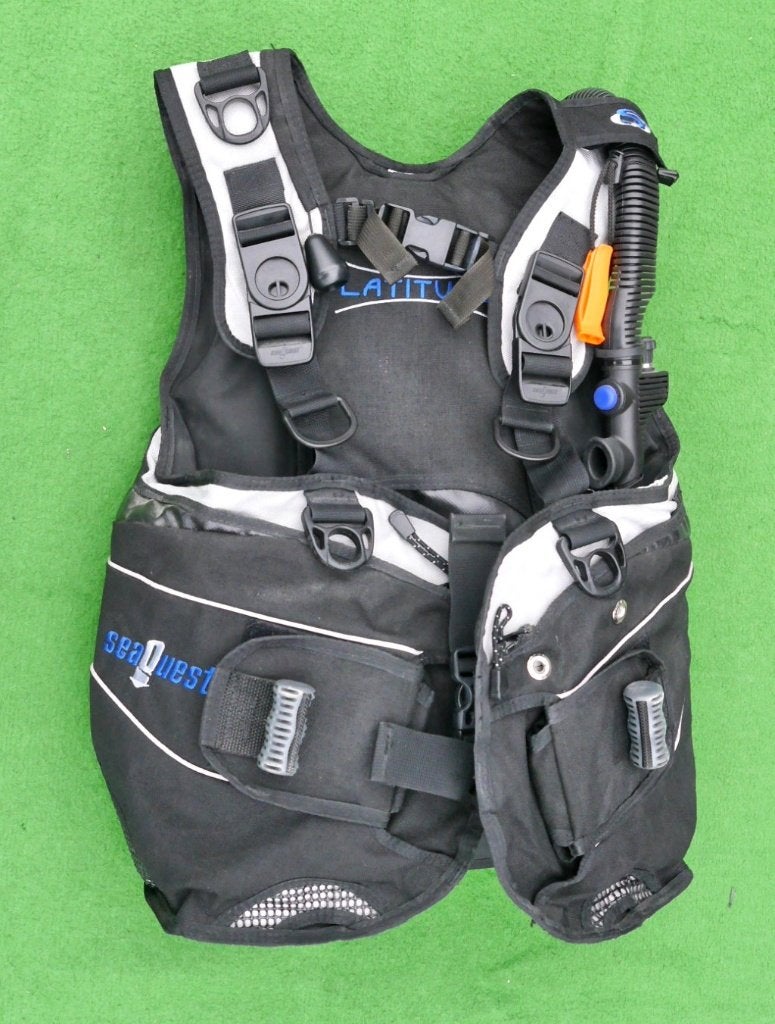 Trimvest/BCD Seaquest Latitude met loodpockets - Maat M/L, Watersport en Boten, Ophalen of Verzenden, Gebruikt, Trimvest of Wing