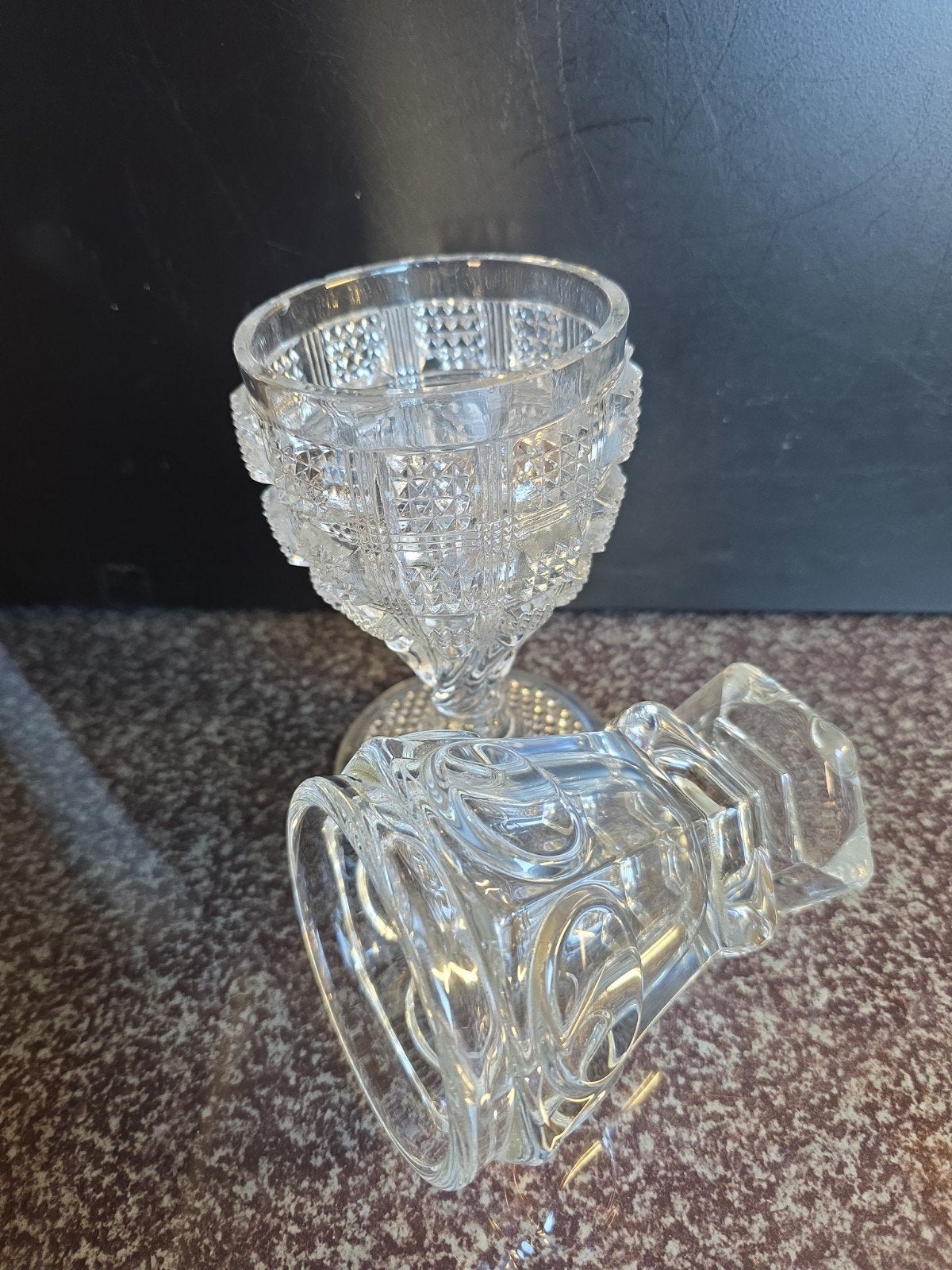 Baccarat Persglas - Set van 2 Antieke Glazen, Ophalen of Verzenden