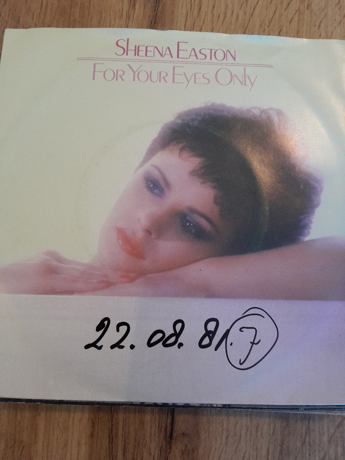 Sheena easton 7inch for your eyes only, Ophalen of Verzenden, Zo goed als nieuw, Pop