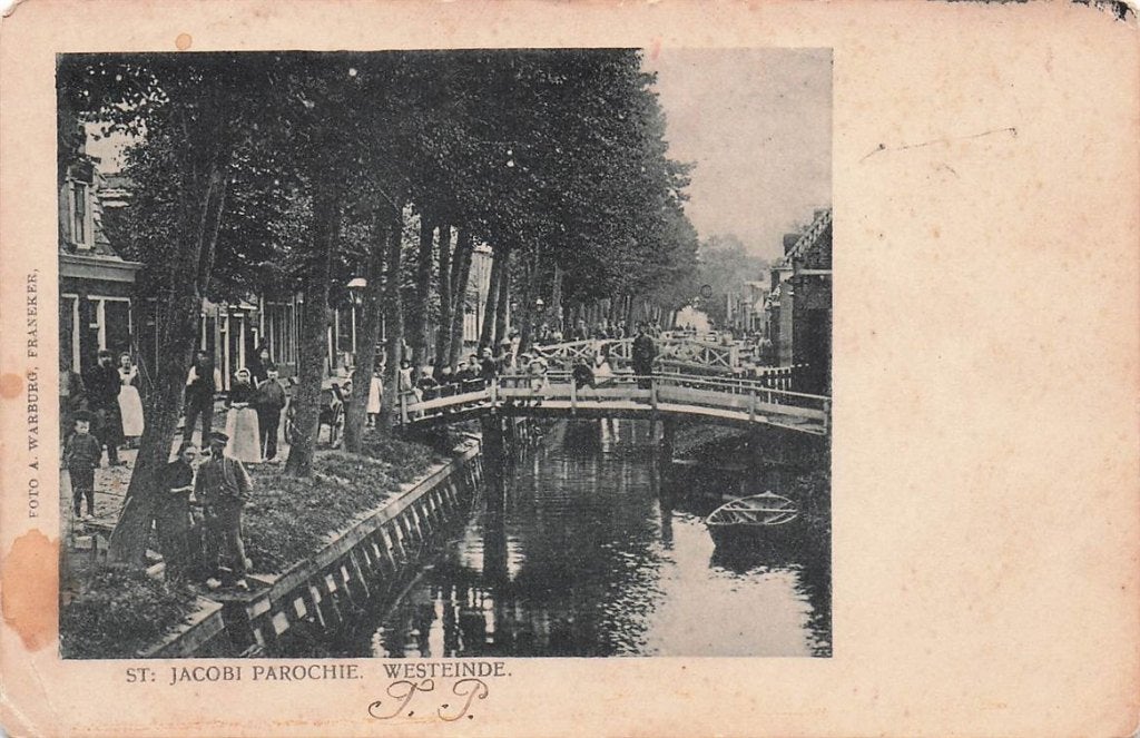 703-357-043 St Jacobi Parochie Westeinde, Verzamelen, Verzenden, Voor 1920, Friesland