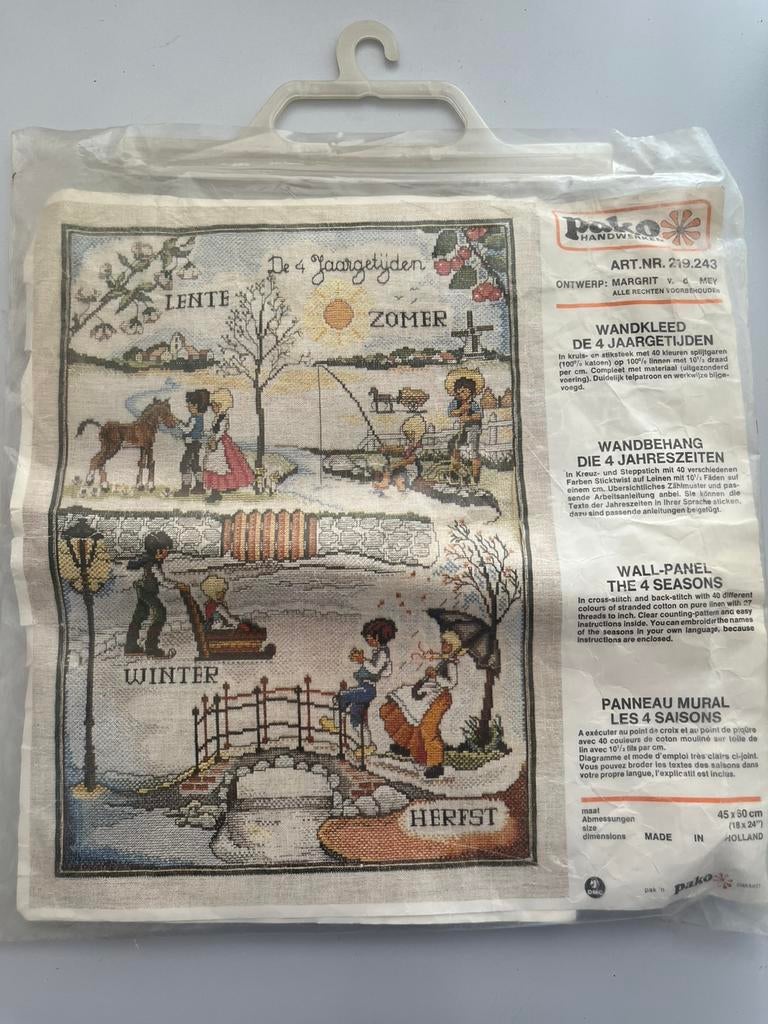 Pako borduurpakket, Ophalen of Verzenden, Zo goed als nieuw, Handborduren, Borduurpakket