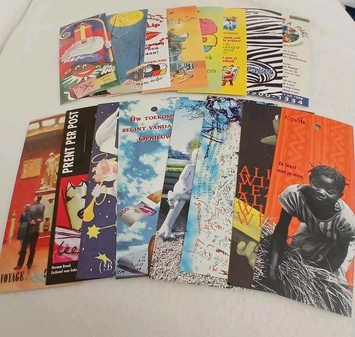 47 PagerClip boekenleggers uit de jaren 90, Ophalen of Verzenden, Zo goed als nieuw, Overige onderwerpen