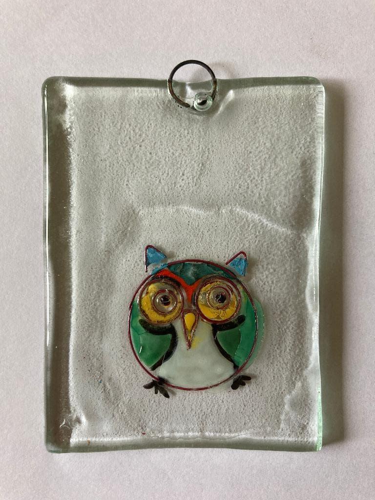 Raamhanger uil (≈ 8x6 cm), Ophalen of Verzenden