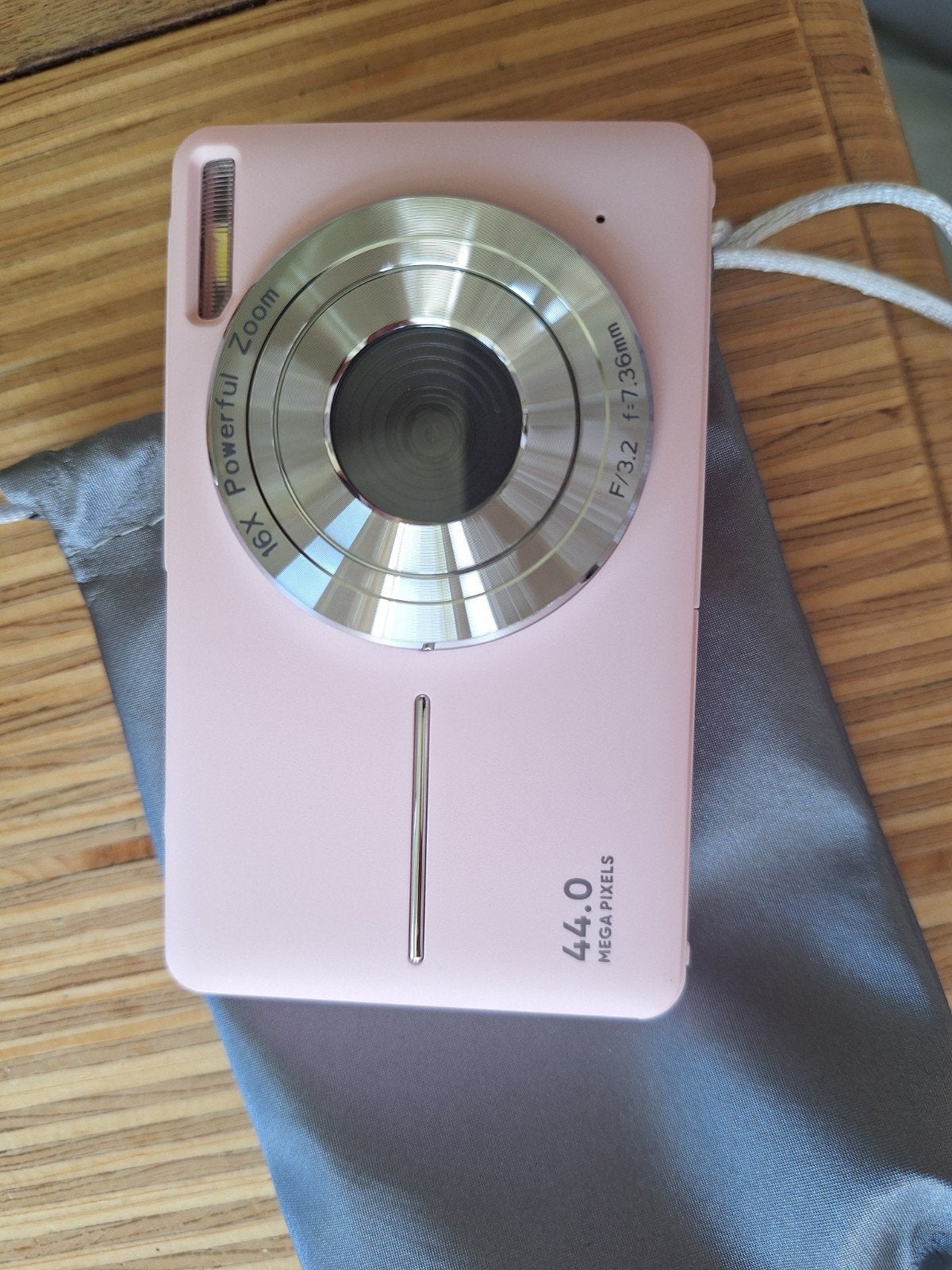 Nieuwe Roze Digitale Camera 44MP 1080P met 16x Zoom, Ingebouwde flitser, Nieuw, Ophalen of Verzenden, Compactcamera
