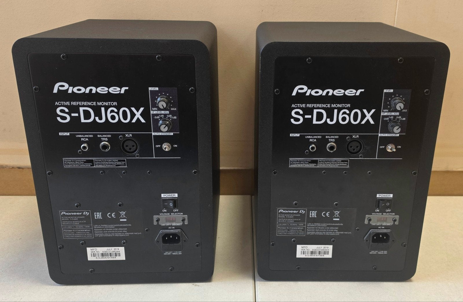 Pioneer S-DJ60X actieve studiomonitor, Ophalen, Inclusief kabels, Subwoofer, .