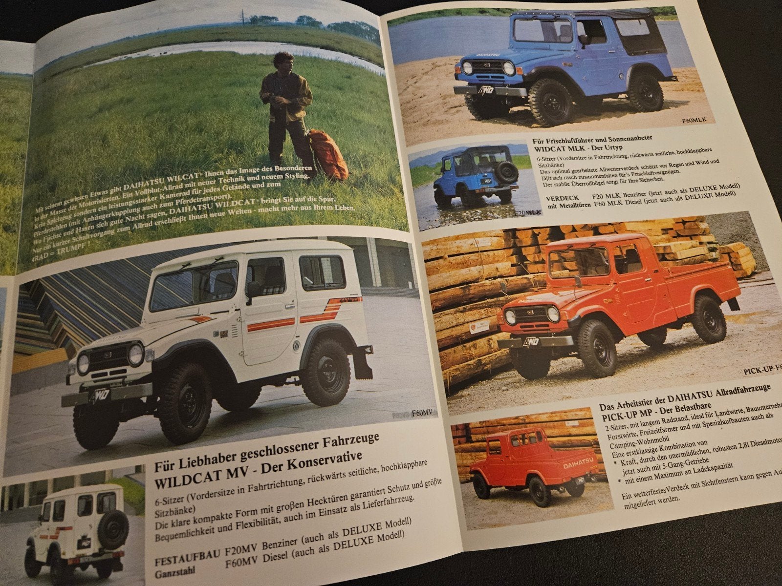 Brochure Daihatsu Wildcat, Ophalen of Verzenden, Zo goed als nieuw, Overige merken