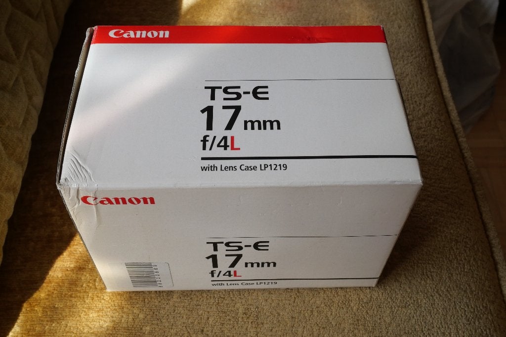 Canon 17mm TS tilt shift, Canon, Overige typen, Ophalen of Verzenden, Zo goed als nieuw