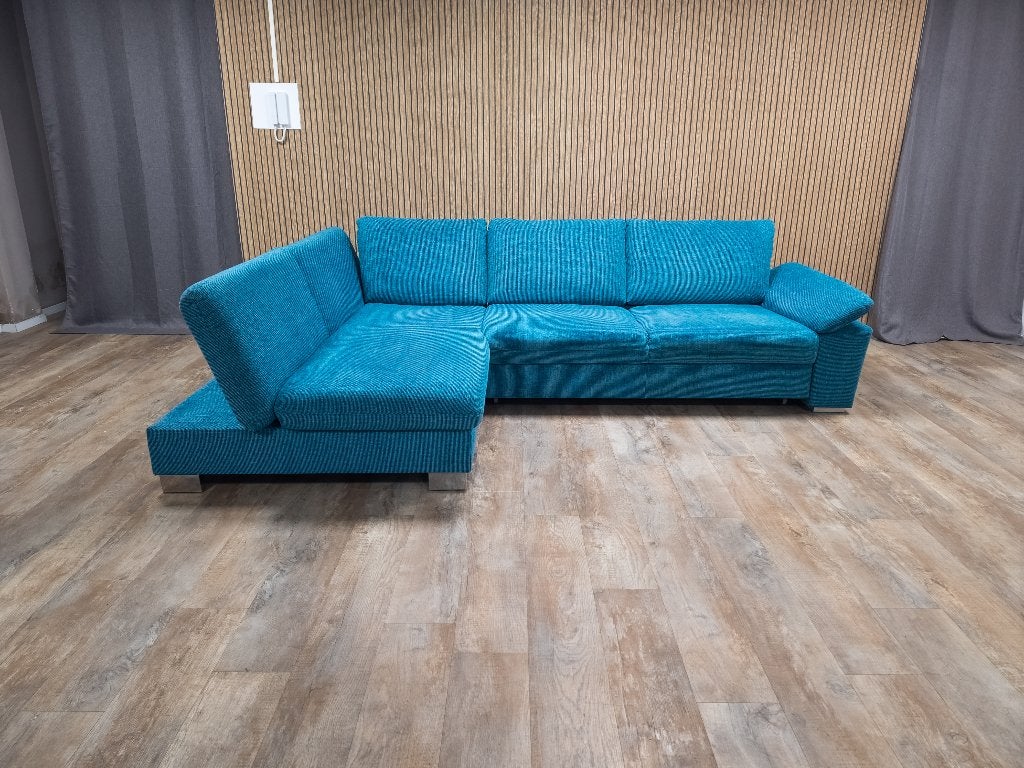 Z.G.A.N Blauwe Hoekbank met SLAAPFUNCTIE, Huis en Inrichting, Info@banxtel.nl, 3194DC, Hoekbank, Ophalen of Verzenden