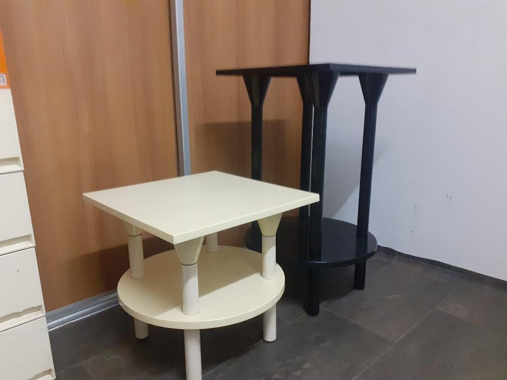 Kartell 4581 tafel jaren 80 space age vintage design retro, Gebruikt, ?, Kunststof, Kartell