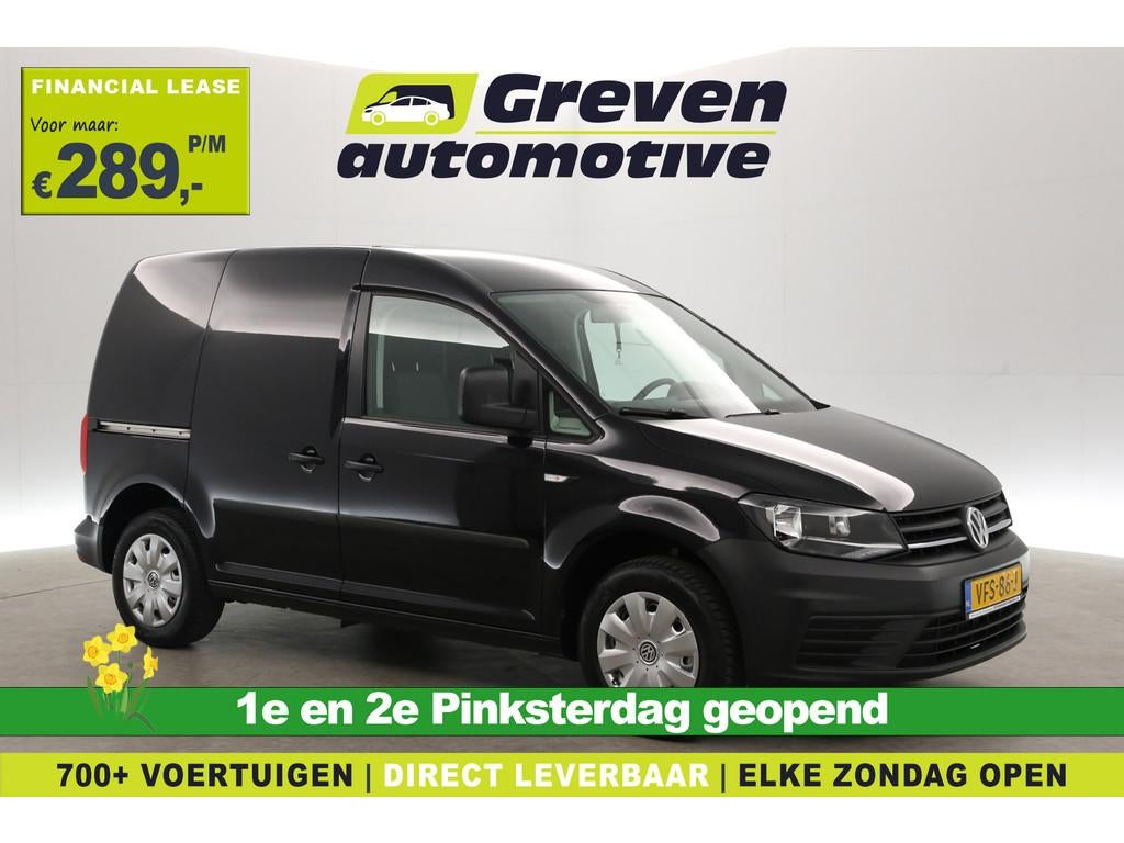 Volkswagen Caddy 2.0 TDI 102PK | Automaat | Airco | Elektrpa, Auto's, Stof, 4 cilinders, Volkswagen, Zwart