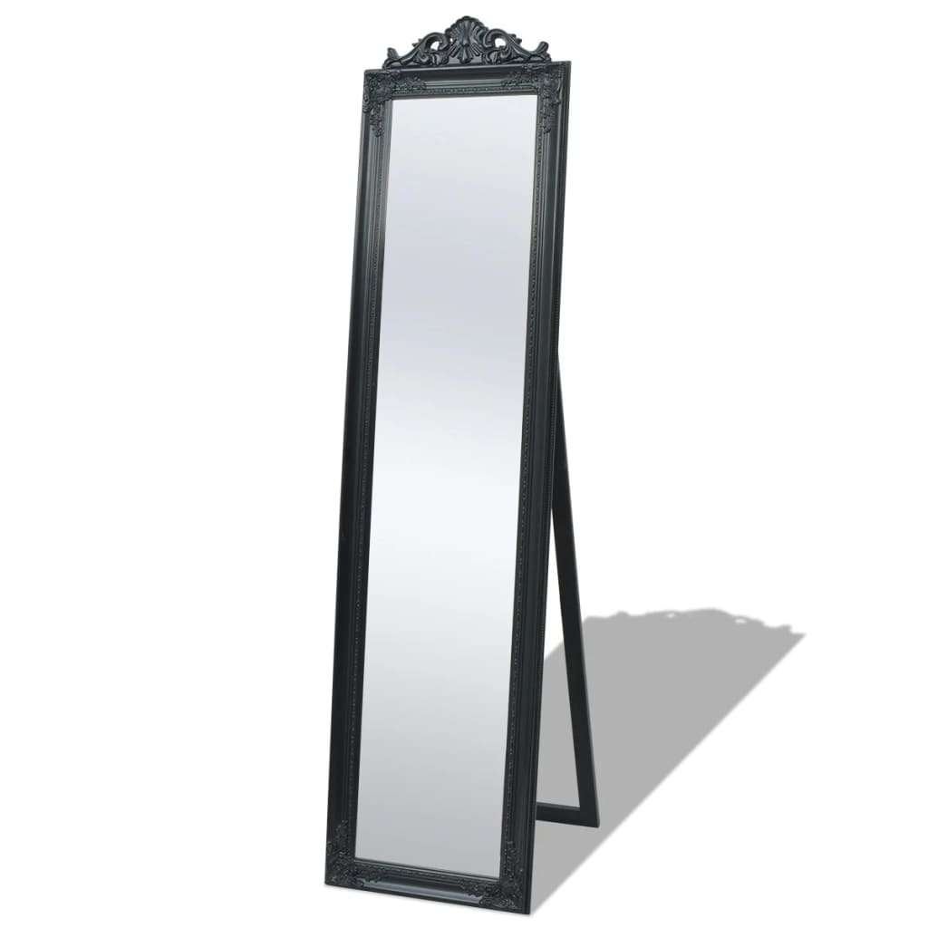 Staande spiegel passpiegel barok zwart 160x40 GRATIS BEZORGD, Huis en Inrichting, Woonaccessoires | Spiegels, Minder dan 50 cm