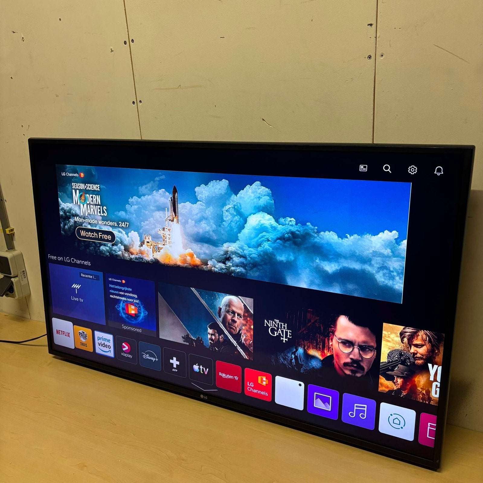 LG TV 49 inch 4K UHD beeldkwaliteit, Ophalen, LED, 50 Hz, Zo goed als nieuw