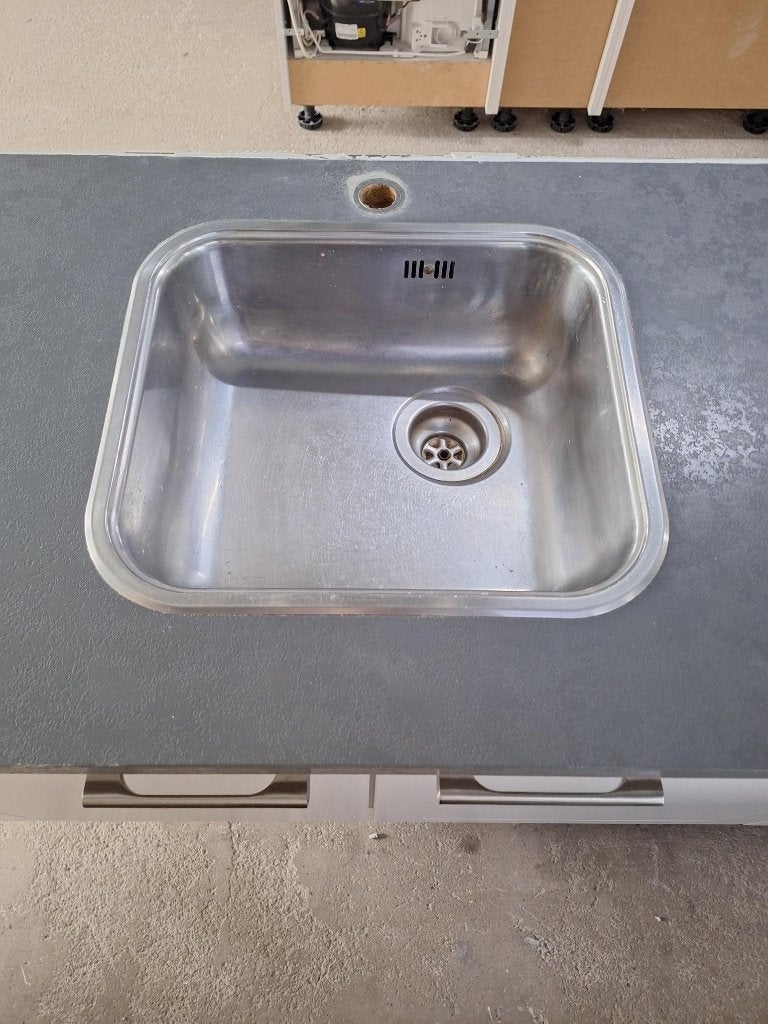 Keuken Compleet met APP 120Keukens op voorraad Nr. 2962, Huis en Inrichting, Ophalen of Verzenden, Zo goed als nieuw, Enkelwandige keuken