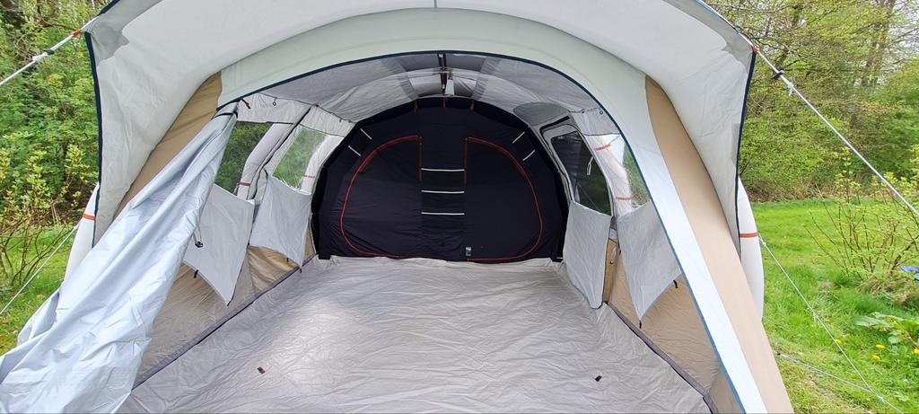 Quechua Air Seconds 6.3 F&B met leefruimte, Caravans en Kamperen, Ophalen of Verzenden, Gebruikt, Meer dan 6