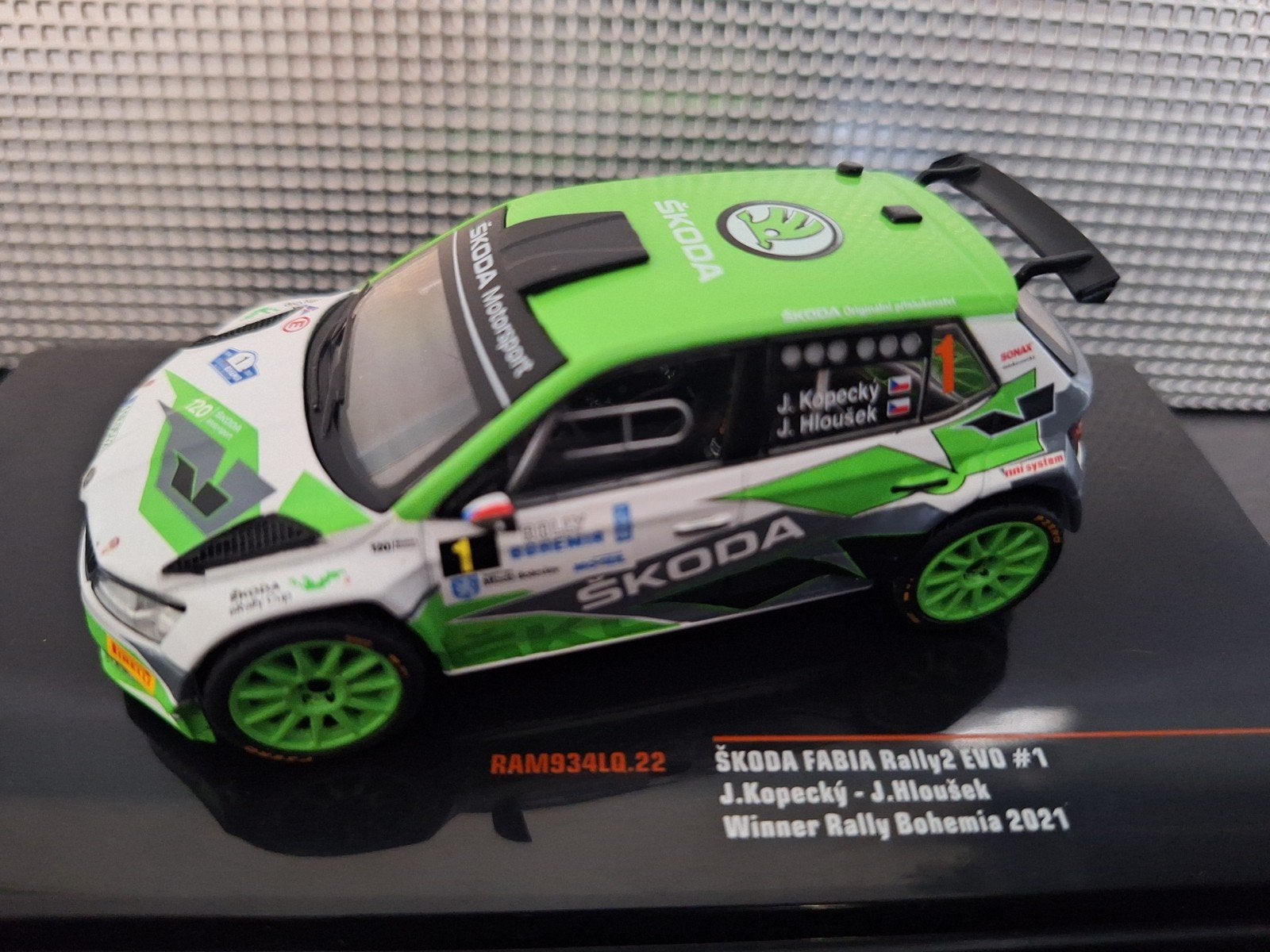 Skoda Fabia Rally 2 Evo #1 Bohemia 2021 
Schaal 1:43, Overige merken, IXO, IXO, Nieuw