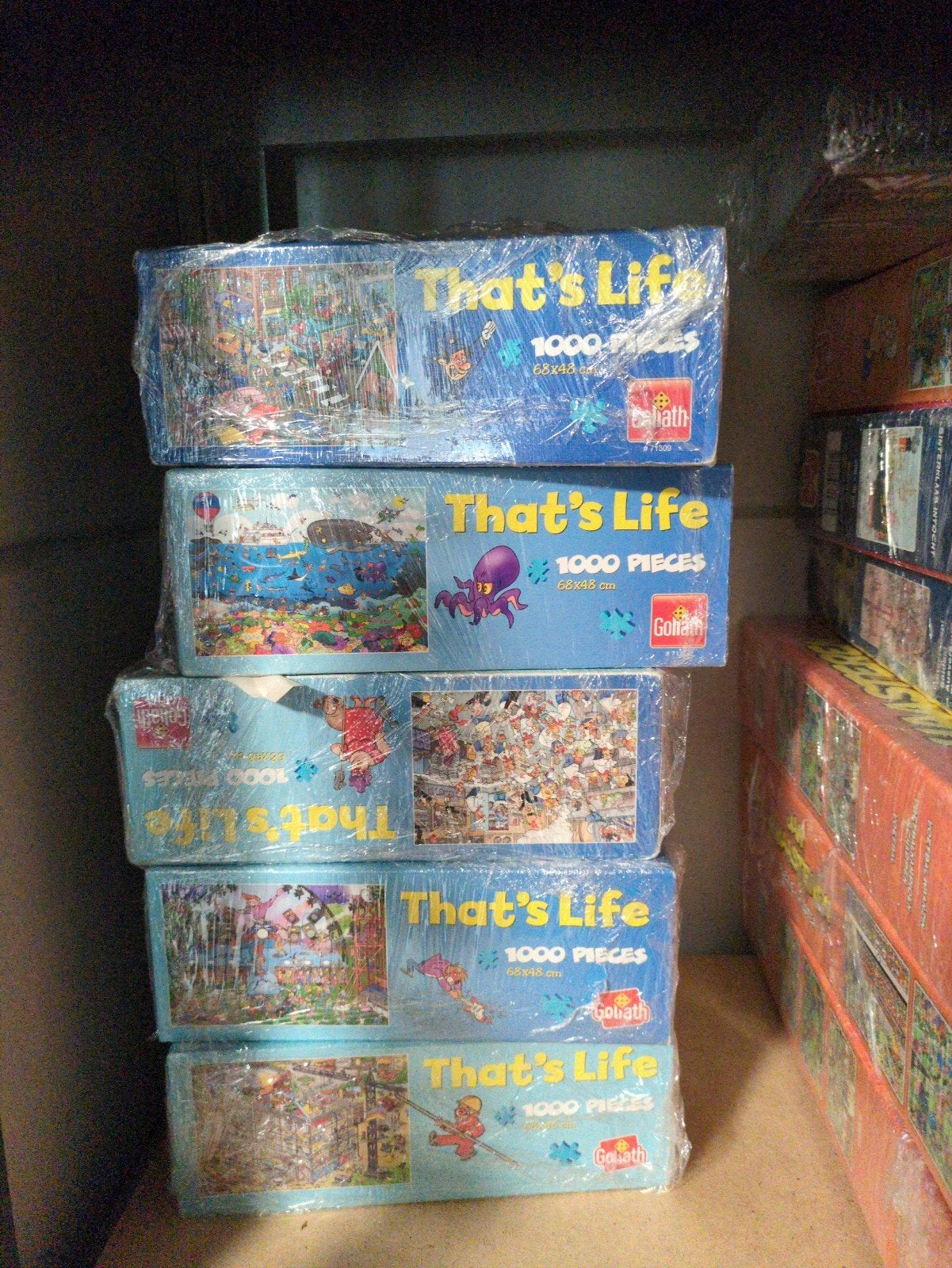 5 That's Life Puzzels - 1000 stukjes per stuk, Hobby en Vrije tijd, Ophalen of Verzenden, 500 t/m 1500 stukjes, Zo goed als nieuw