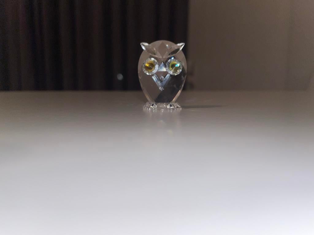Swarovski uil, Verzamelen, Swarovski, Ophalen of Verzenden, Zo goed als nieuw, Figuurtje