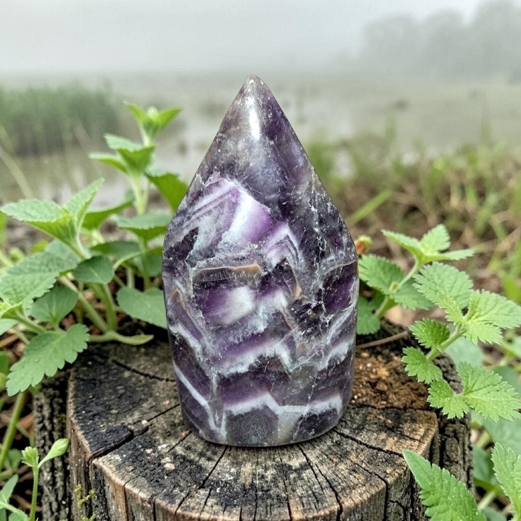 Amethist vlam nr 1, Ophalen of Verzenden, Mineraal