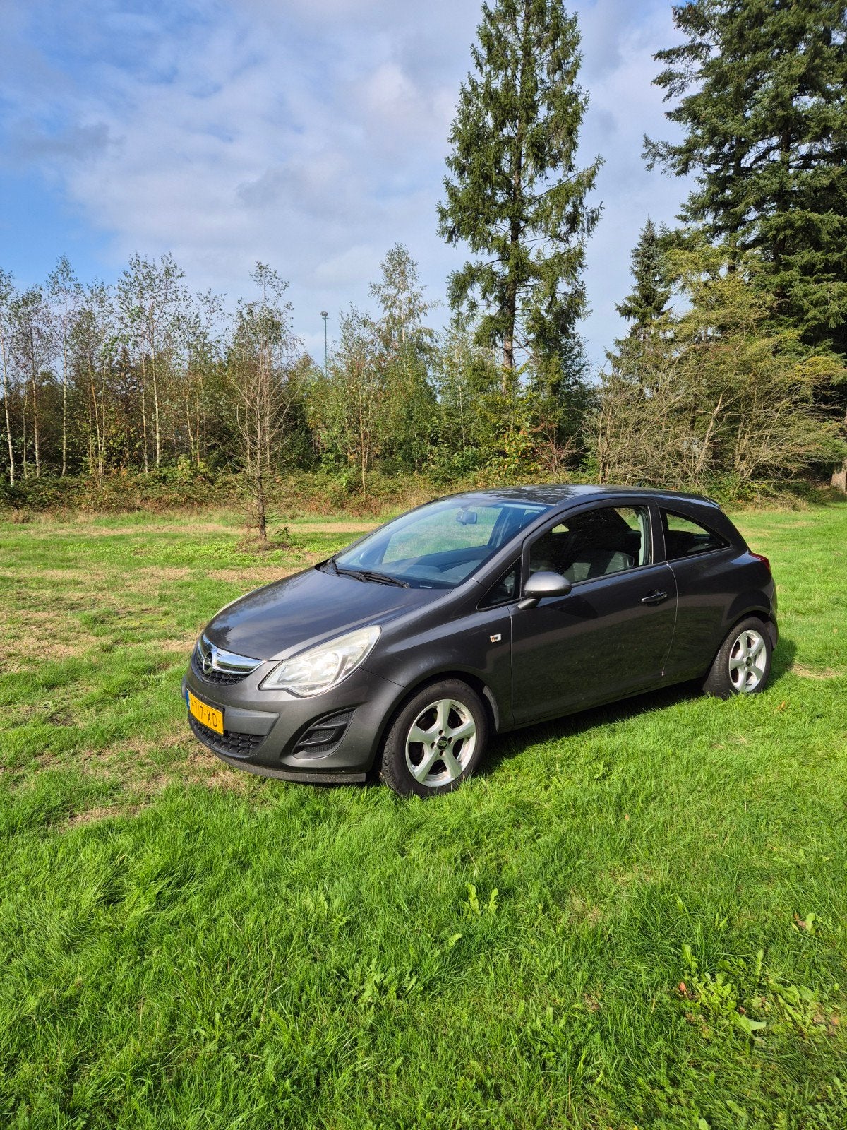 Opel 2011 Grijs, Auto's, Voorwielaandrijving, 40 €/maand, 1229 cc, Handgeschakeld