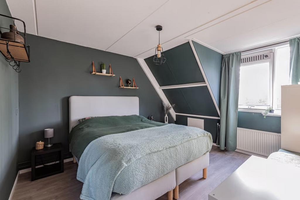 Ikea Dunvik boxspring 160x200 met matrassen - z.g.a.n., Huis en Inrichting, Ophalen, Tweepersoons, Zo goed als nieuw, 200 cm