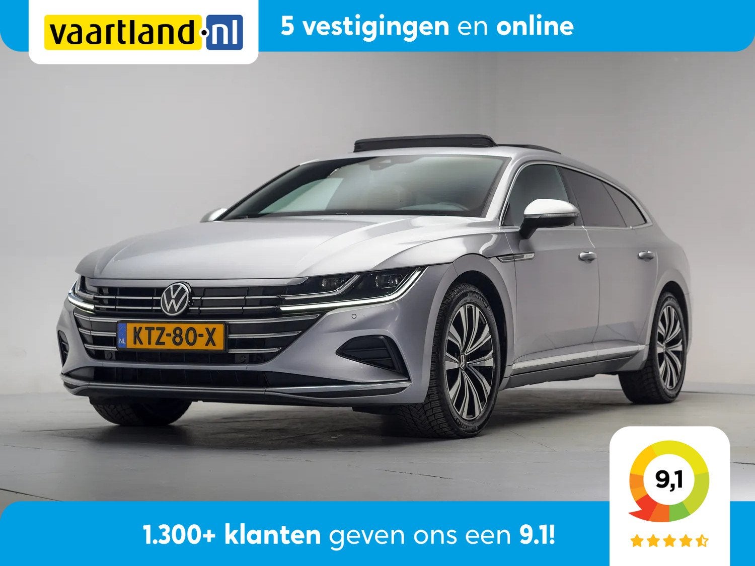 Volkswagen Arteon Shooting Brake 1.4 TSI eHybrid Elegance Au, Automaat, Arteon, Gebruikt, Hybride Elektrisch/Benzine