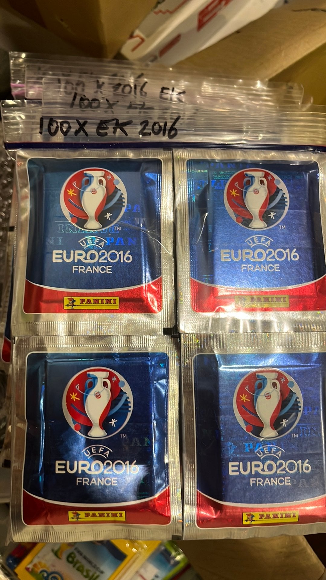 Panini Euro 2016 100 packs, Ophalen of Verzenden, Zo goed als nieuw