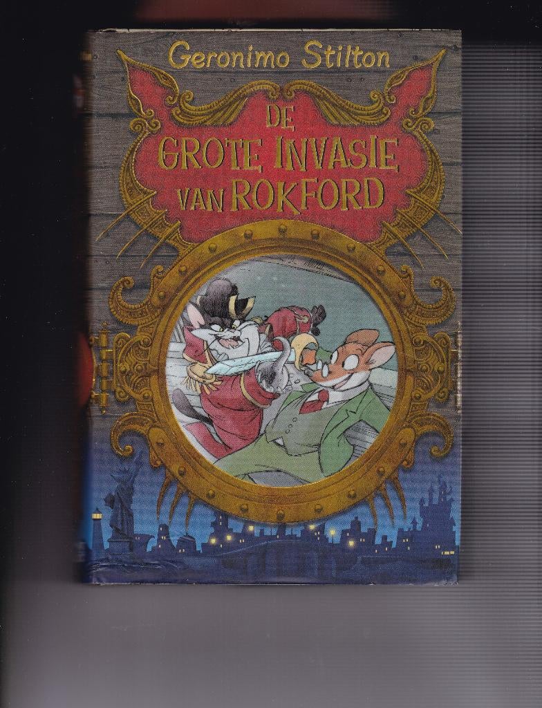 Stilton, Geronimo - De grote invasie van Rokford en 6 andere, Ophalen of Verzenden, Zo goed als nieuw, Stilton, Geronimo