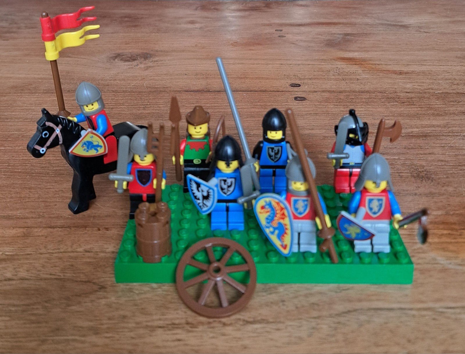Vintage LEGO Castle Minifiguren 80's - Ridders & Forestman, Gebruikt, Lego, Ophalen of Verzenden, Minifiguur