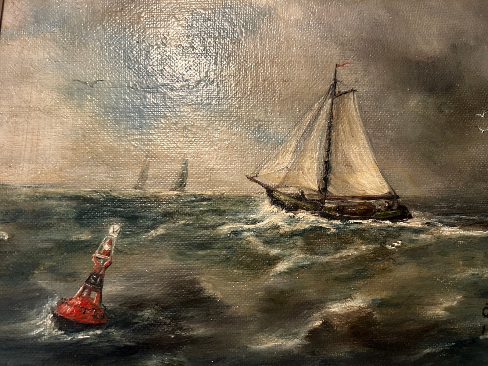 Zeilschip nabij Vlieland, Ophalen of Verzenden