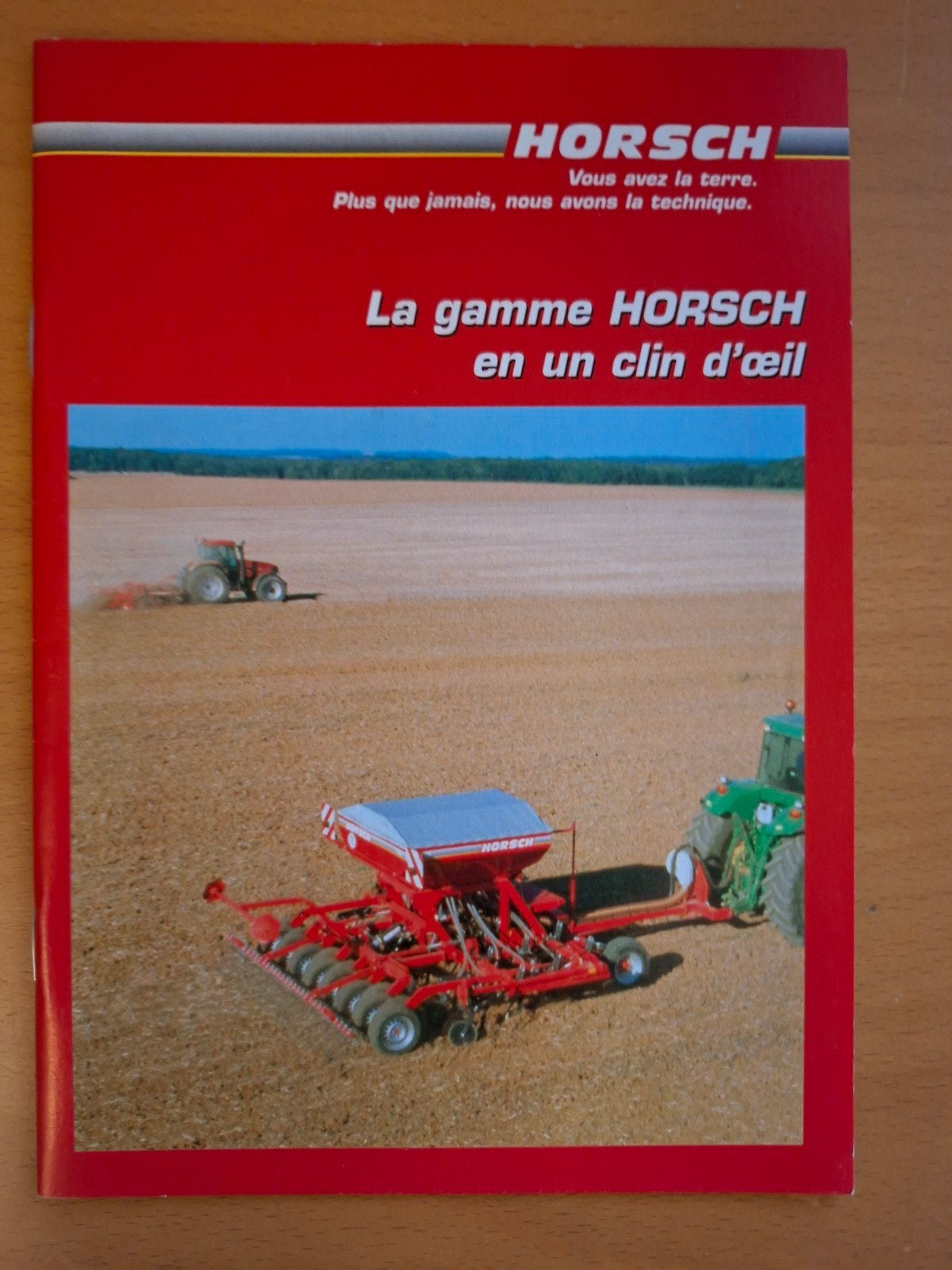 Folder Horsch het programma, Ophalen of Verzenden, Gelezen, Tractor en Landbouw