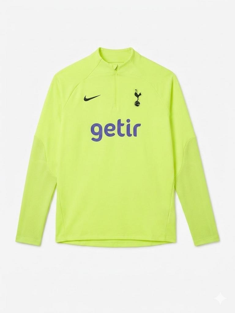 Tottenham Hotspur Trainingstop Neon Geel, Maat M, Ophalen of Verzenden, Zo goed als nieuw, Shirt
