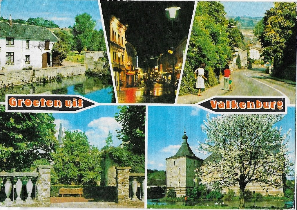 Ak3 Gelopen ansichtkaart groeten uit Valkenburg, Ophalen of Verzenden, 1980 tot heden, Gelopen, Limburg
