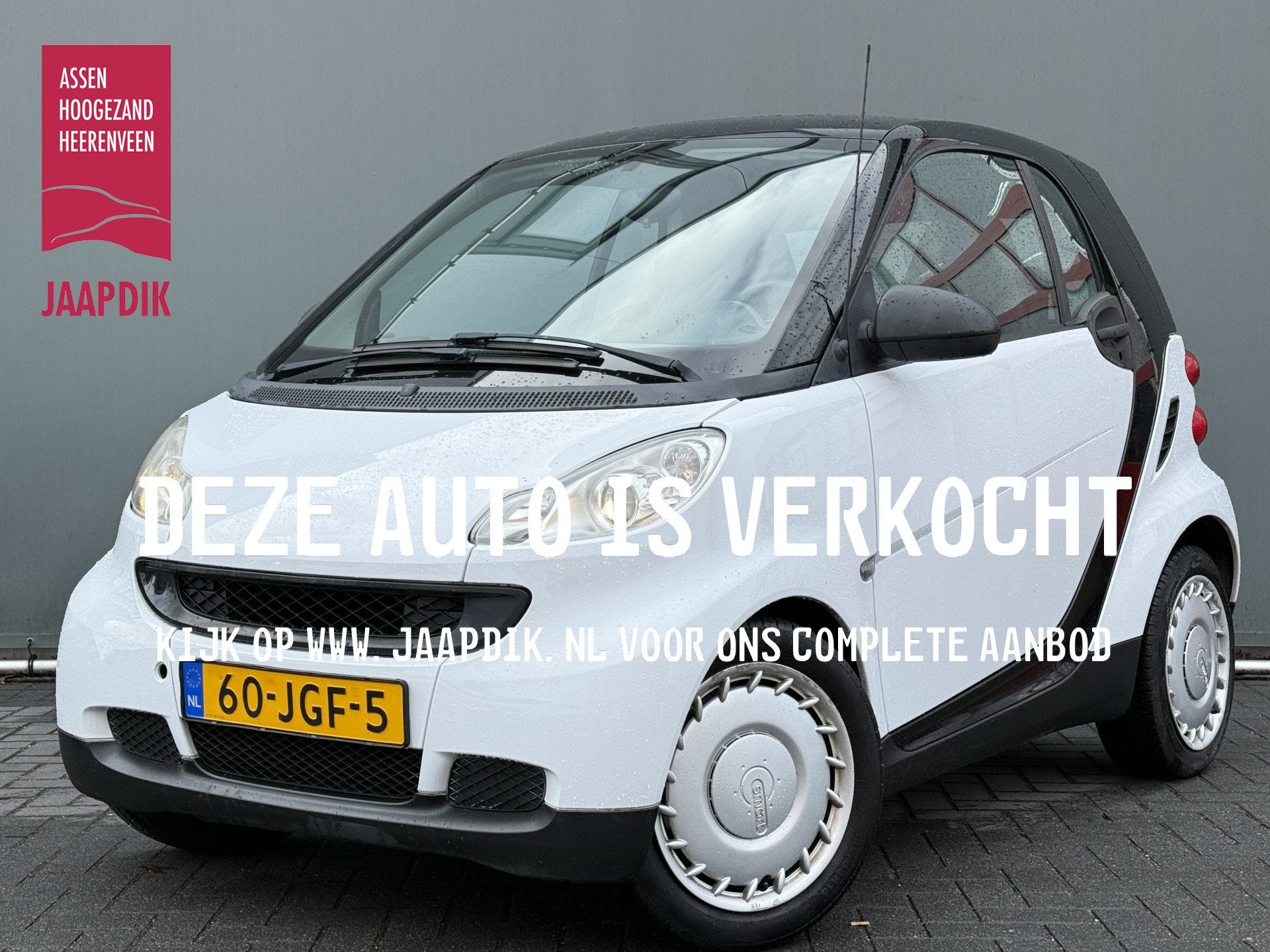 Smart Fortwo Coupé BWJ 2009 1.0 mhd 71 PK Pure AUTOMAAT | P, Auto's, Automaat, Achterwielaandrijving, Gebruikt, Zwart