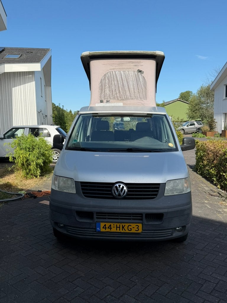Volkswagen Buscamper T5 met hefdak, Caravans en Kamperen, Volkswagen, Tot en met 2, Particulier, 4 tot 5 meter