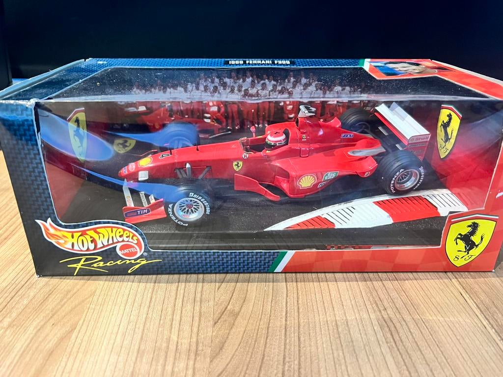 Ferrari 1999 F399 Eddie Irvine Hotwheels, Ophalen of Verzenden, Zo goed als nieuw, Auto, Hot Wheels