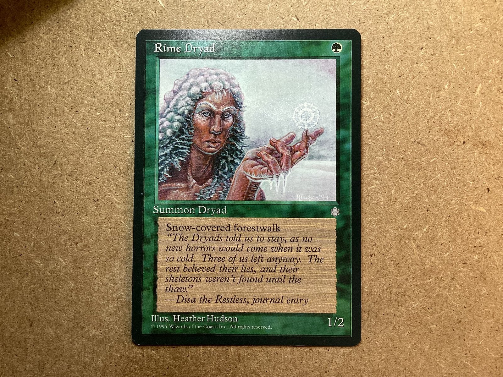 1x Rime Dryad (Excellent), Ophalen of Verzenden, Zo goed als nieuw, Losse kaart