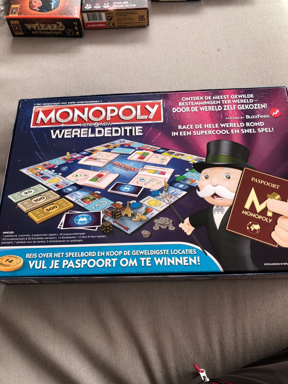 Monopoly Wereldeditie - Zo goed als nieuw, Hobby en Vrije tijd, Gezelschapsspellen | Bordspellen, Ophalen of Verzenden, Zo goed als nieuw