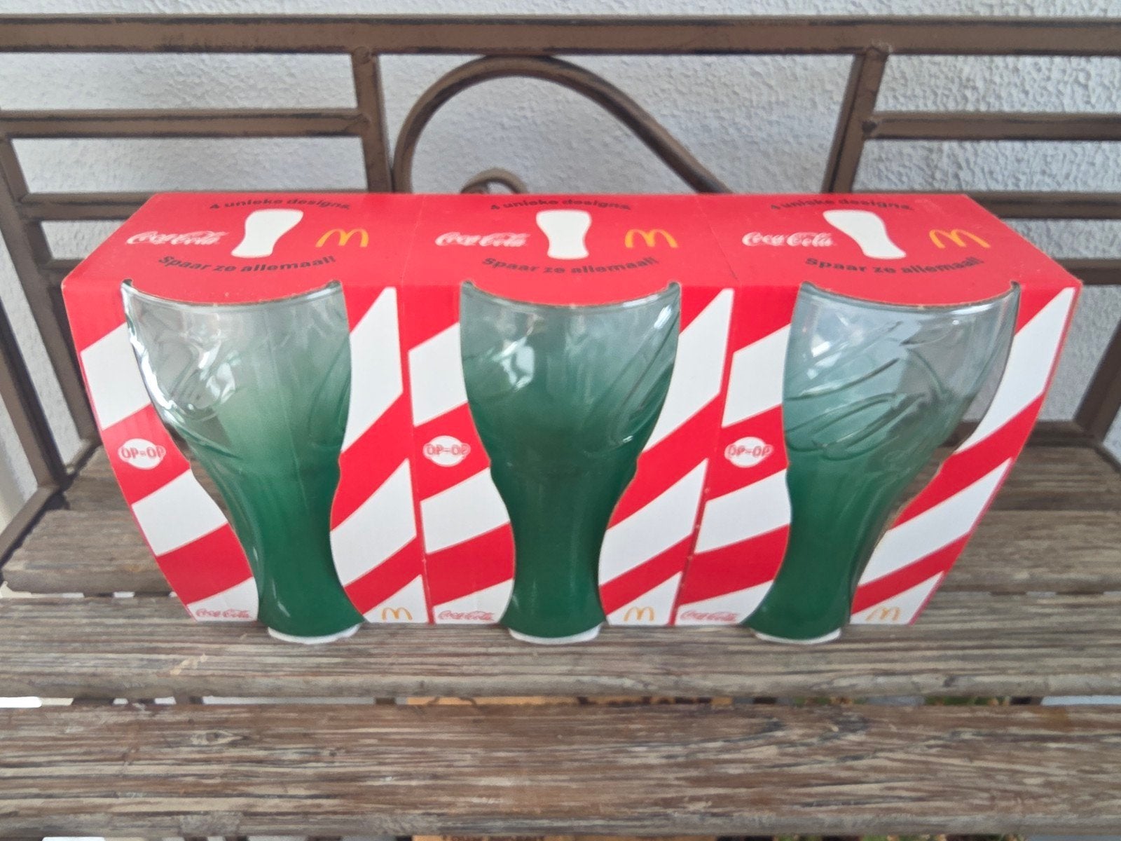 Coca-Cola McDonald's Limited Edition glazen 2024 (3 stuks), Ophalen, Nieuw, Frisdrankglas