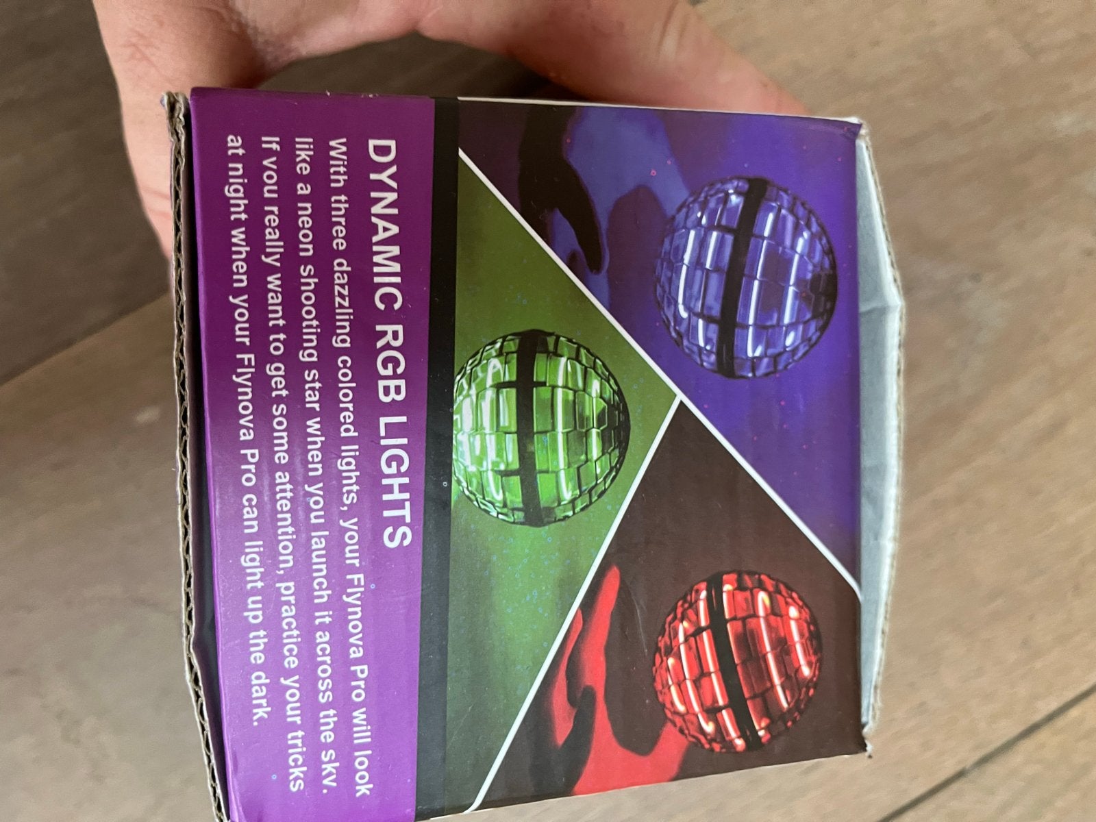 Flynova Pro Vliegende Spinner met RGB LED Licht, Ophalen of Verzenden, Zo goed als nieuw