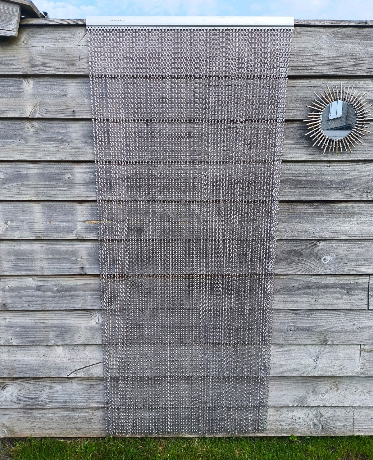 Sun-Arts aluminium vliegengordijn, Ophalen, Hordeur, 200 tot 215 cm