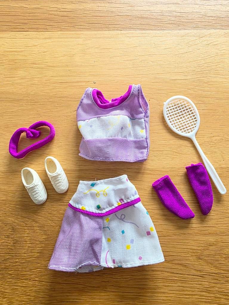 Barbie tennis setje 1990, Ophalen of Verzenden, Gebruikt, Barbie