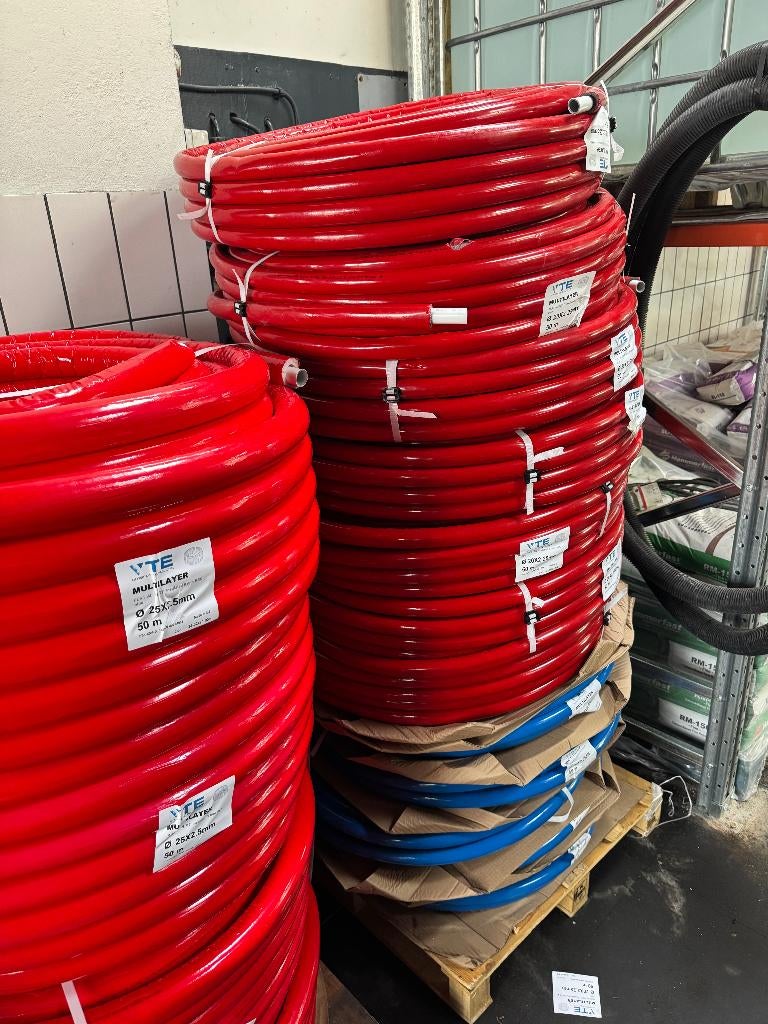 Meerlagen buis geïsoleerd 50m, Ophalen, Minder dan 30 cm, Overige typen, Nieuw