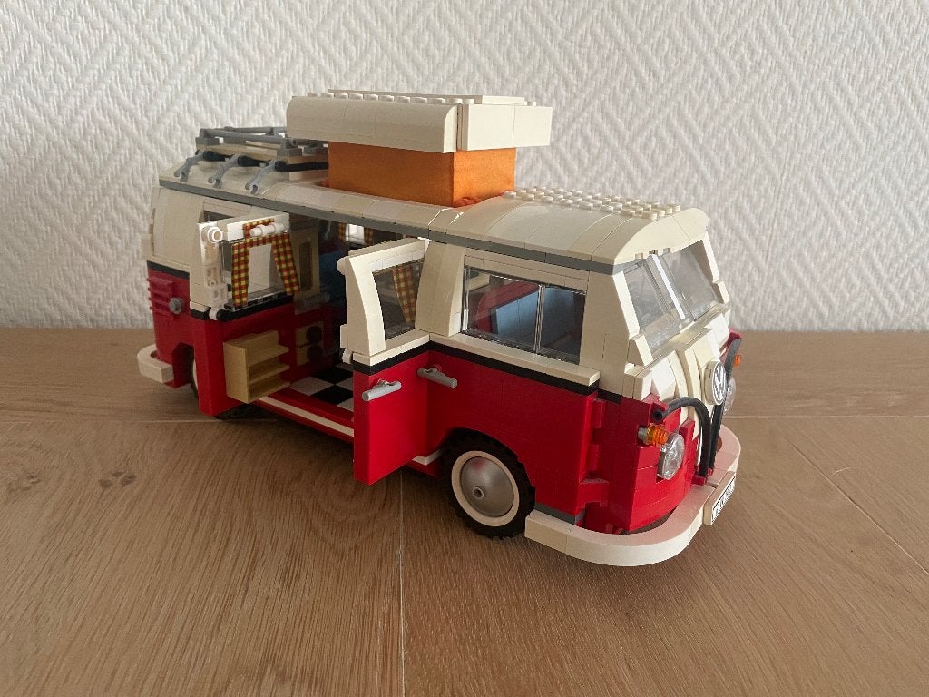 LEGO Creator Expert Volkswagen T1 Camper Van (10220), Gebruikt, Lego, Ophalen of Verzenden, Inclusief instructies