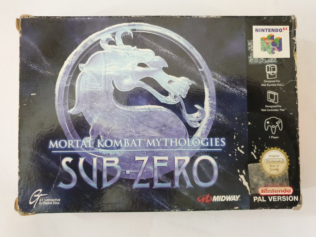MORTAL KOMBAT mythologies SUB-ZERO, Gebruikt, 1 speler, Racen en Vliegen, Ophalen of Verzenden