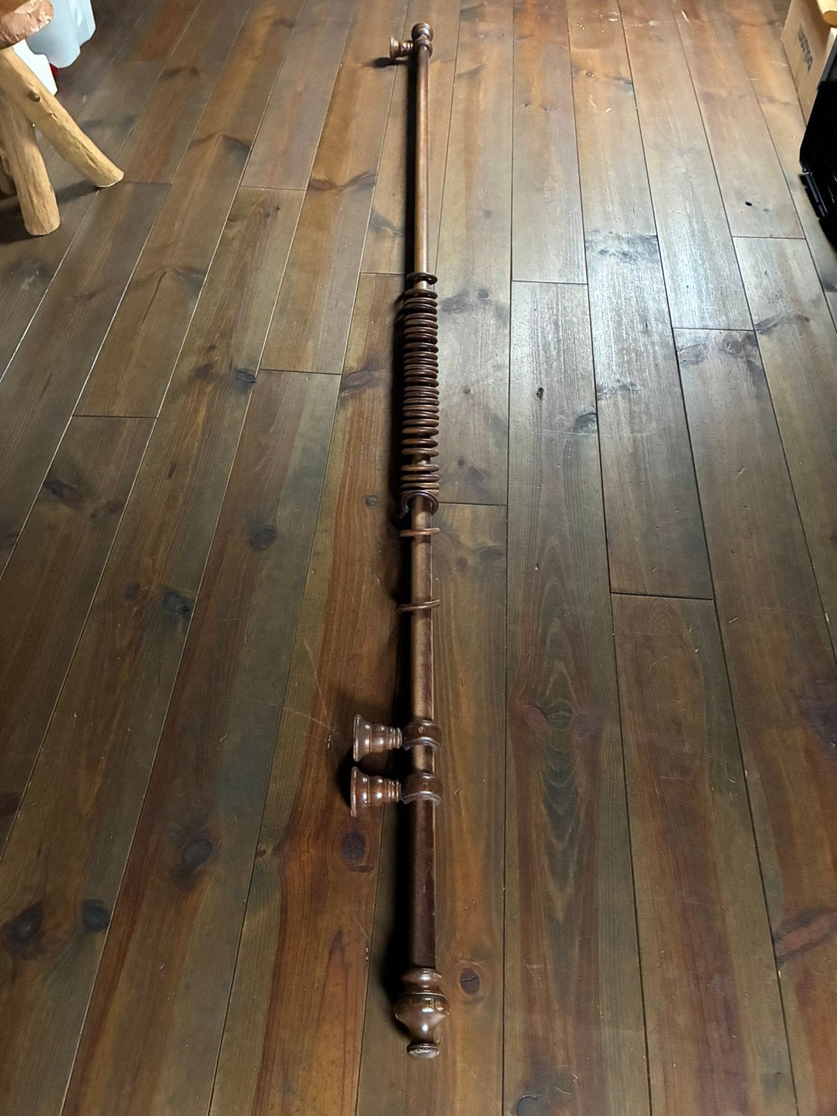 Gordijnstok 275 cm, Ophalen, Gebruikt, Hout