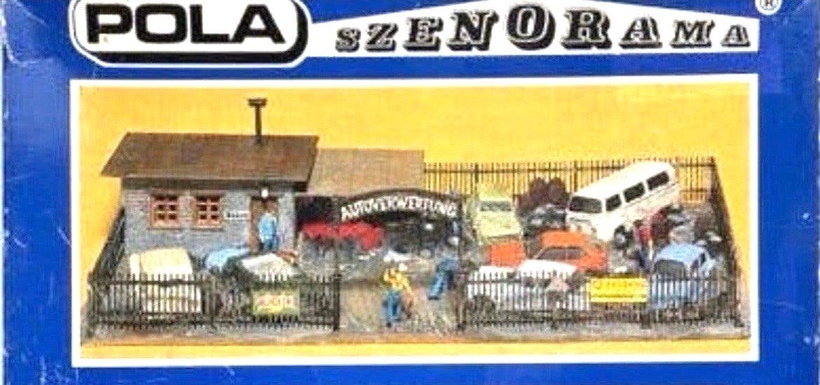 Pola Szenorama Autoverwertung - Modelbouw Schaalmodel, Overige merken, Auto, 1:32 tot 1:50, Nieuw