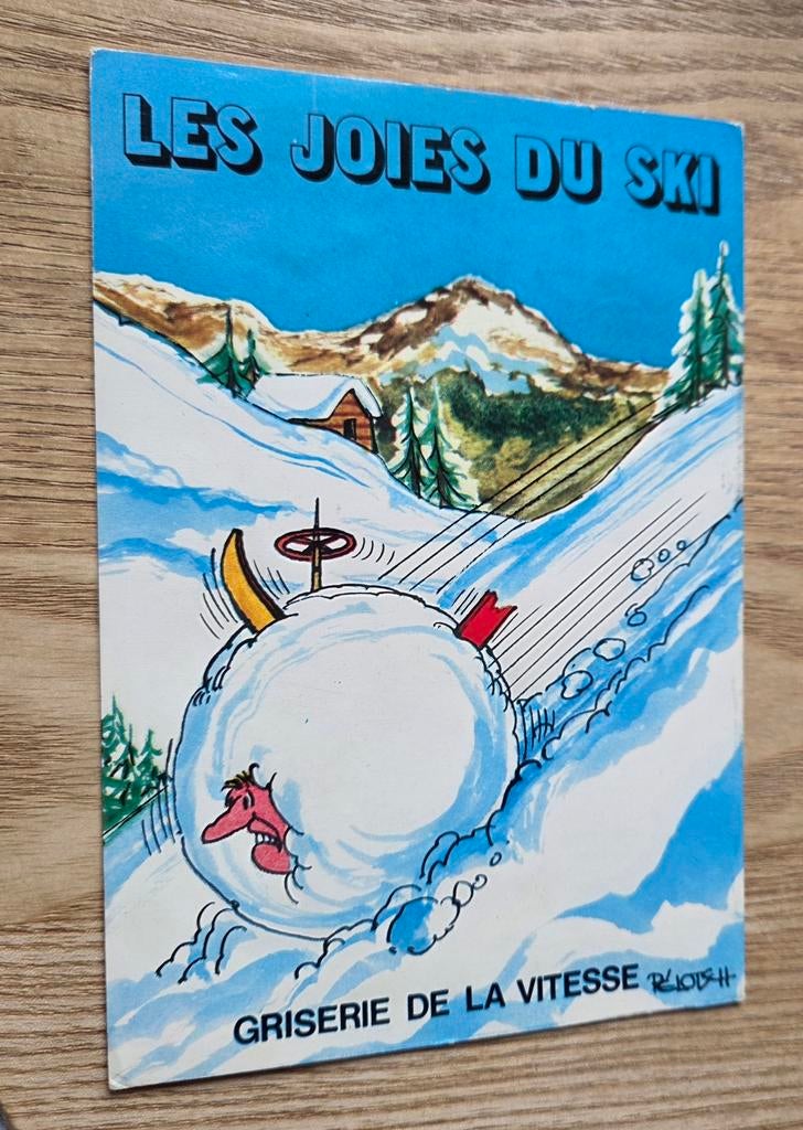 Wintersport humor, Verzenden, 1980 tot heden, Gelopen, Overige thema's