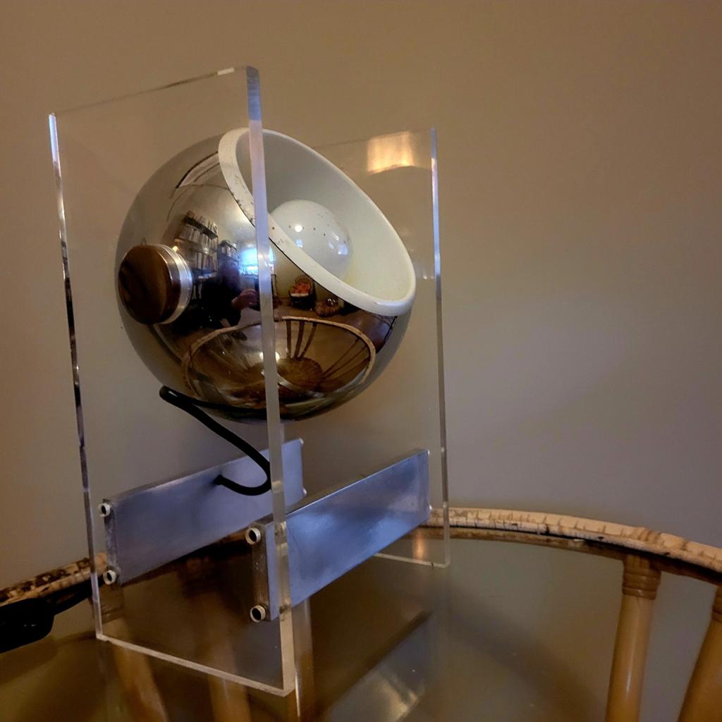 Vintage bollamp, Ophalen of Verzenden