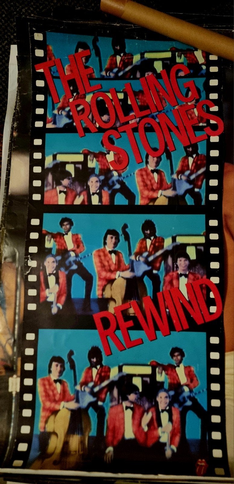 The Rolling Stones Rewind Poster, Ophalen of Verzenden, A1 t/m A3, Muziek, Rechthoekig Staand